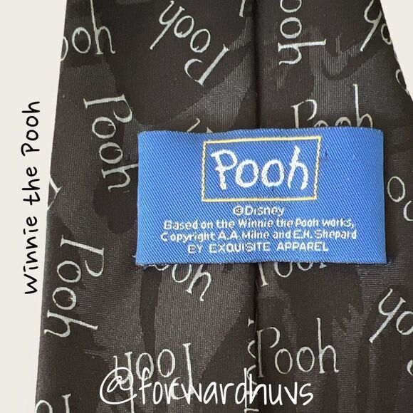 Disney Winnie The Pooh Necktie | Pooh Character Neck Tie - Picture 4 of 6